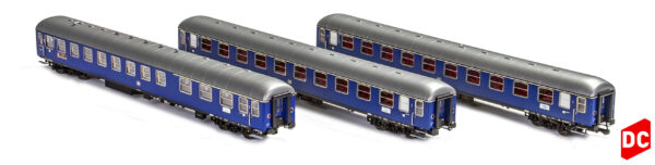 3-piece exhibition train Hanover DB Ep.IV 2xA4ümg-54 1xAR4ümg-54