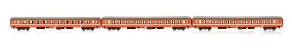 Set of 3 UIC-X pre-series passenger coaches ÖBB, Ep.IV, orange