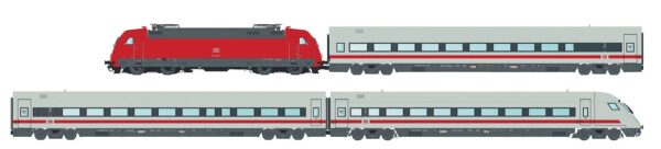 Passenger train, 4-piece. mit BR 101 DBAG, Ep.Vc, Set 1, AC