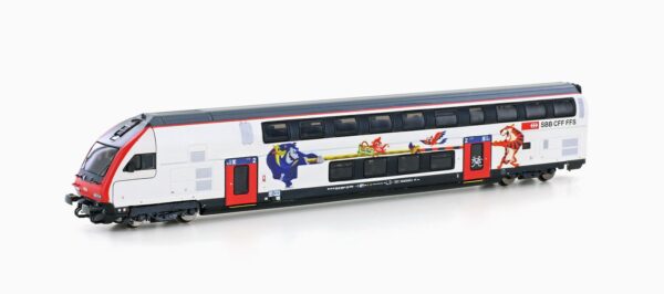 IC2020 Dosto control car, 2nd class SBB, Ep.VI, refit