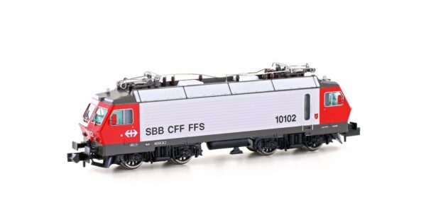 Electric locomotive Re 4/4 IV (10102) SBB, Ep.IV, red/light gray, sound