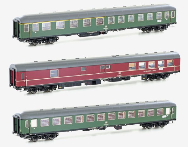 Set of 3 DB passenger coaches, Ep.IVa, D1213, AC