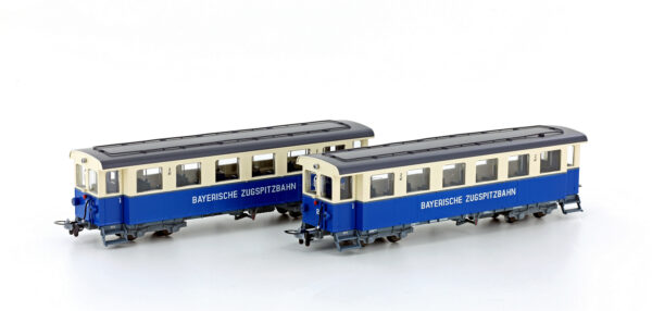 Zugspitzbahn set of 2 passenger coaches, Ep.V, H0 / 16.5mm