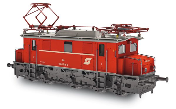 Electric locomotive Rh 1080 ÖBB, Ep.IV, red