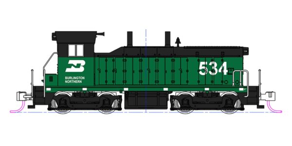 Diesel locomotive EMD NW-2 BN, Ep.IV, #543