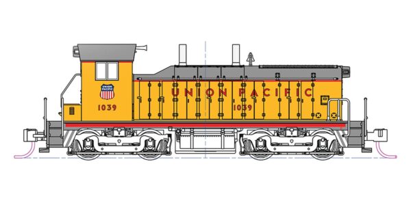 Diesellok EMD NW-2 UP, Ep.IV, #1032