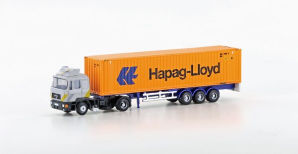 MAN F90 container semi-trailer Hapag-Lloyd