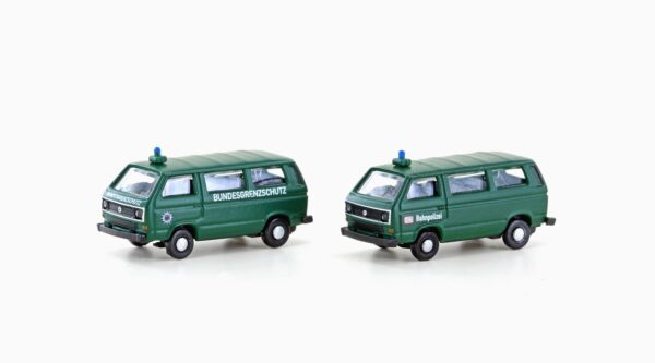 VW T3 Set of 2 Bus BGS + Railway Police