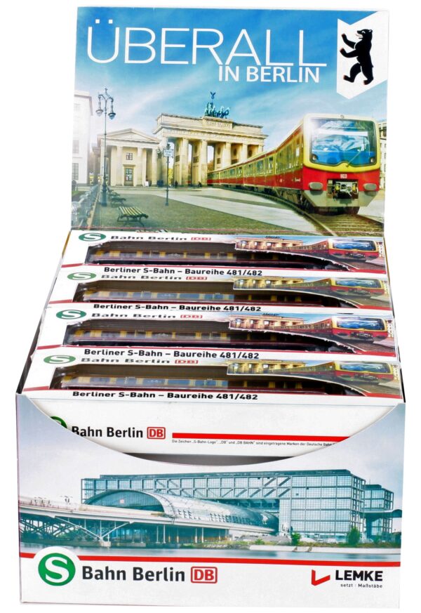 Display 16 pcs. Standmodell BR 481 DBAG/S-Bahn Berlin, 4.Nr.