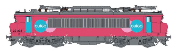 Electric locomotive BB 22323 SNCF OUIGO, Ep.VI, AC