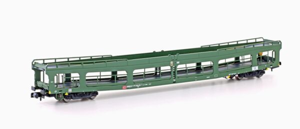 Car transport wagon DDm 916 DBAG, Ep.V, green, 1st no.