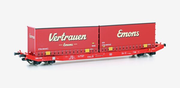 Containerwagen Sgkkms 698 DB Cargo, Ep.VI, Emons