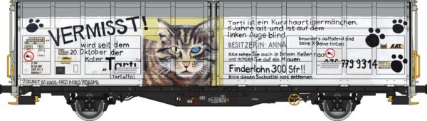 Sliding wall wagon Hbbillns SBB, Ep.VI, Graffiti Edition