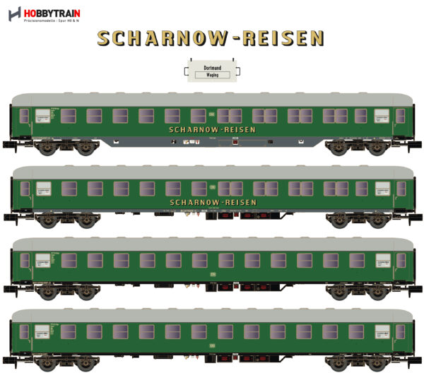 4 pcs. SCHARNOW Set 1 DB Ep.IIIb 2xBcm54/Bcm53-60/Bcm54-60