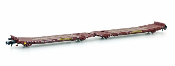 Double flat wagon TWA 800A Laadks DB/TWA Ep.V