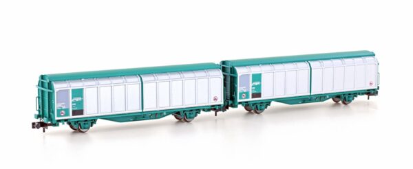 2er Set Schiebewandwagen Hbbillns SNCF, Ep.V-VI, ex FS