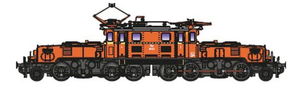 E-Lok Rh 1189 ÖBB, Ep.IV, blutorange