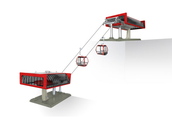 Gipfelbahn D-Line Profiset schwarz/rot 1:32