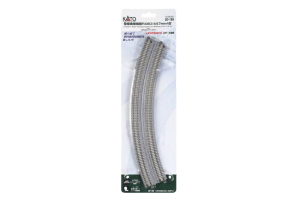 Double track curved R480/447mm 45°