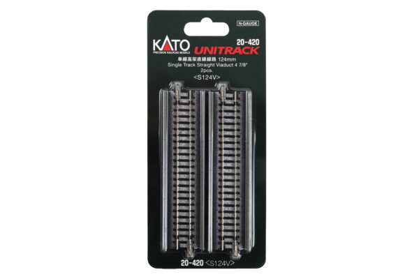 Viaduct straight 124mm 2 pcs.