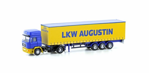 MAN F90 curtainsider semitrailer truck Augustin (AT)