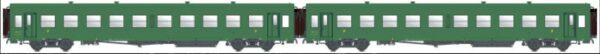 Set of 2 USIBmyfi U60 passenger cars, 2nd class
SNCF, Ep.IIId