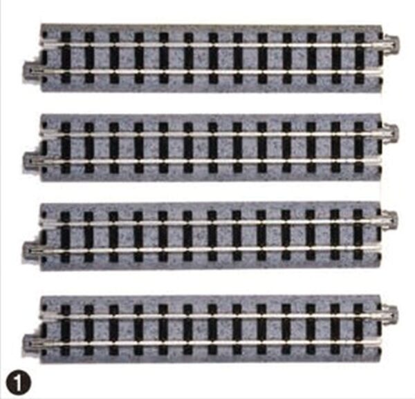 Narrow-gauge track straight 124mm