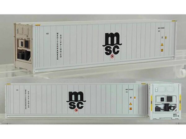 2er Set 40'Kühlcontainer MSC