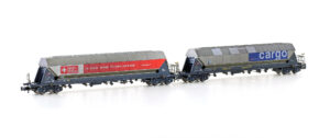 Set of 2 silo wagons Taggnpps SBB Cargo, Ep.VI, aged