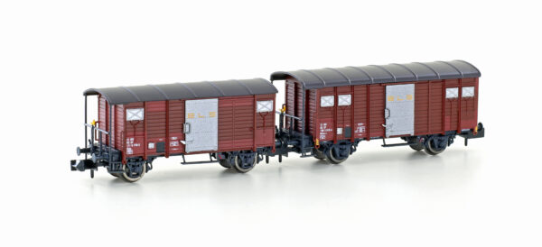 Set of 2 boxcars K2 + K3 BLS, EP.IV