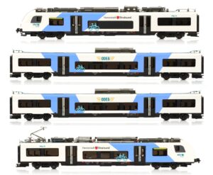 BR 4746 multiple unit, 4 cars. Desiro ML ODEG, Ep.VI, Sound