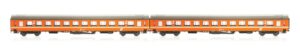 2er Set UIC-X Personenwagen 2.Kl. ÖBB, Ep.III, orange