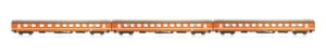 Set of 3 UIC-X passenger coaches ÖBB, Ep.IV, orange