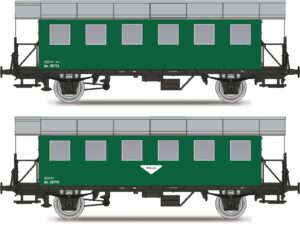 3er Set Personenwagen BiH ÖBB, Ep.III, grün