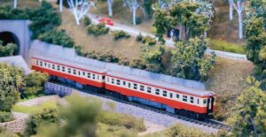 Triebzug KIHA 20, 2-tlg. JNR, Ep.IV, orange/beige