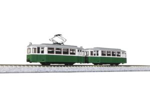 Düwag streetcar, 2-piece, green/white