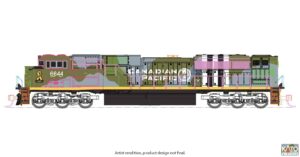 Diesellok EMD SD70ACu CP, Ep.VI, #6644 (D-Day)