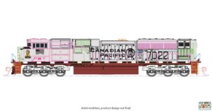 Diesellok EMD SD70ACu CP, Ep.VI, #7022 (Navy, grey)