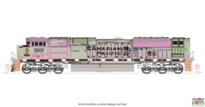 Diesellok EMD SD70ACu CP, Ep.VI, #7023 (Military, grey)