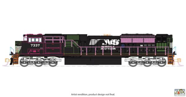 Diesel locomotive EMD SD70ACu NS, Ep.VI, #7337