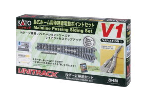 Variation set V1 passing siding with electr. points R718mm