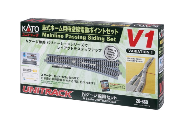 Variation set V1 passing siding with electr. points R718mm