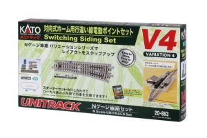 Variation set V4 passing siding electr.
points R481mm 15°