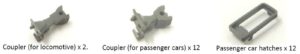 Kurzkupplung Glacier Express für 7-tlg. Zug inkl. Lok