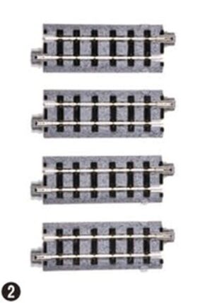 Narrow-gauge track straight 62mm