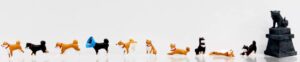 1/87 Shiba Hunde
