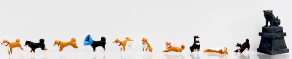 1/87 Shiba Hunde