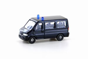 Fiat Ducato II Bus, dunkelblau mit Blaulicht