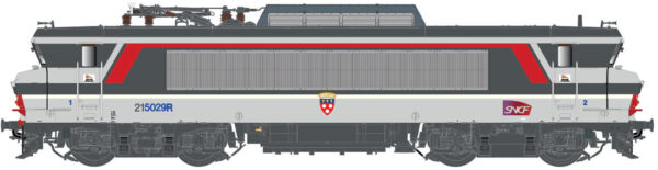 E-Lok BB 15029 SNCF Corail Carmillon Logo Achéres, Ep.VI AC