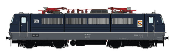 Electric locomotive BR 184 003 DB, Ep.IIIc, BW Saarbrücken, AC Sound